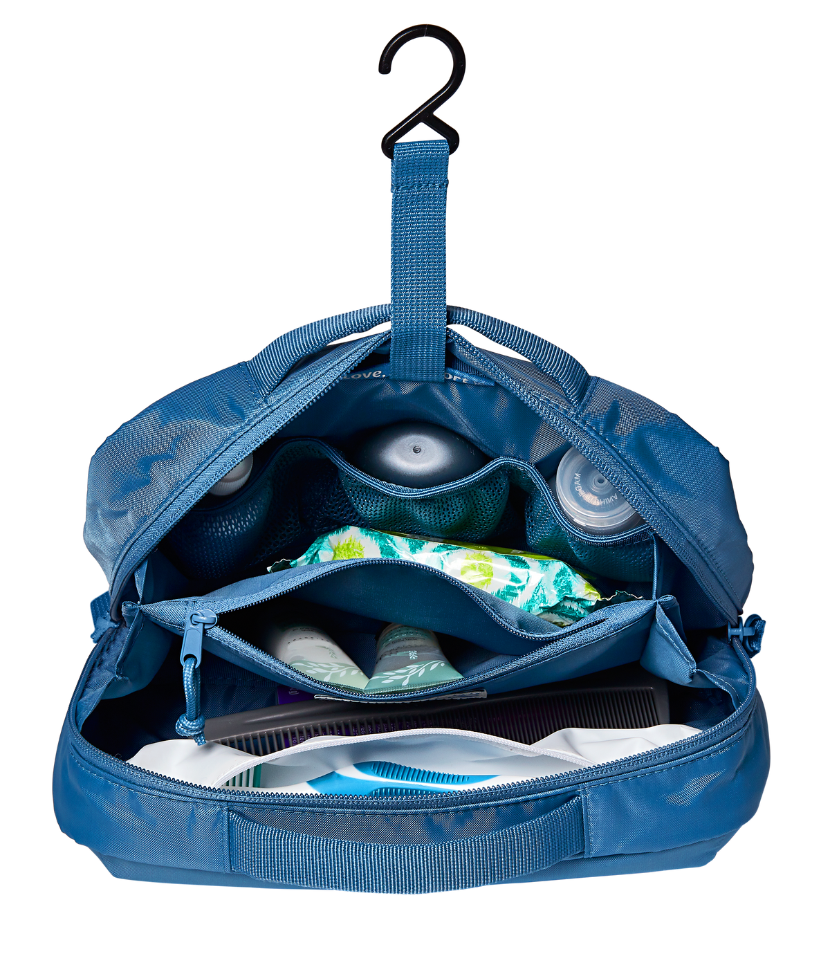 30" Rolling Duffel Toiletry Bag Elemental Blue Set
